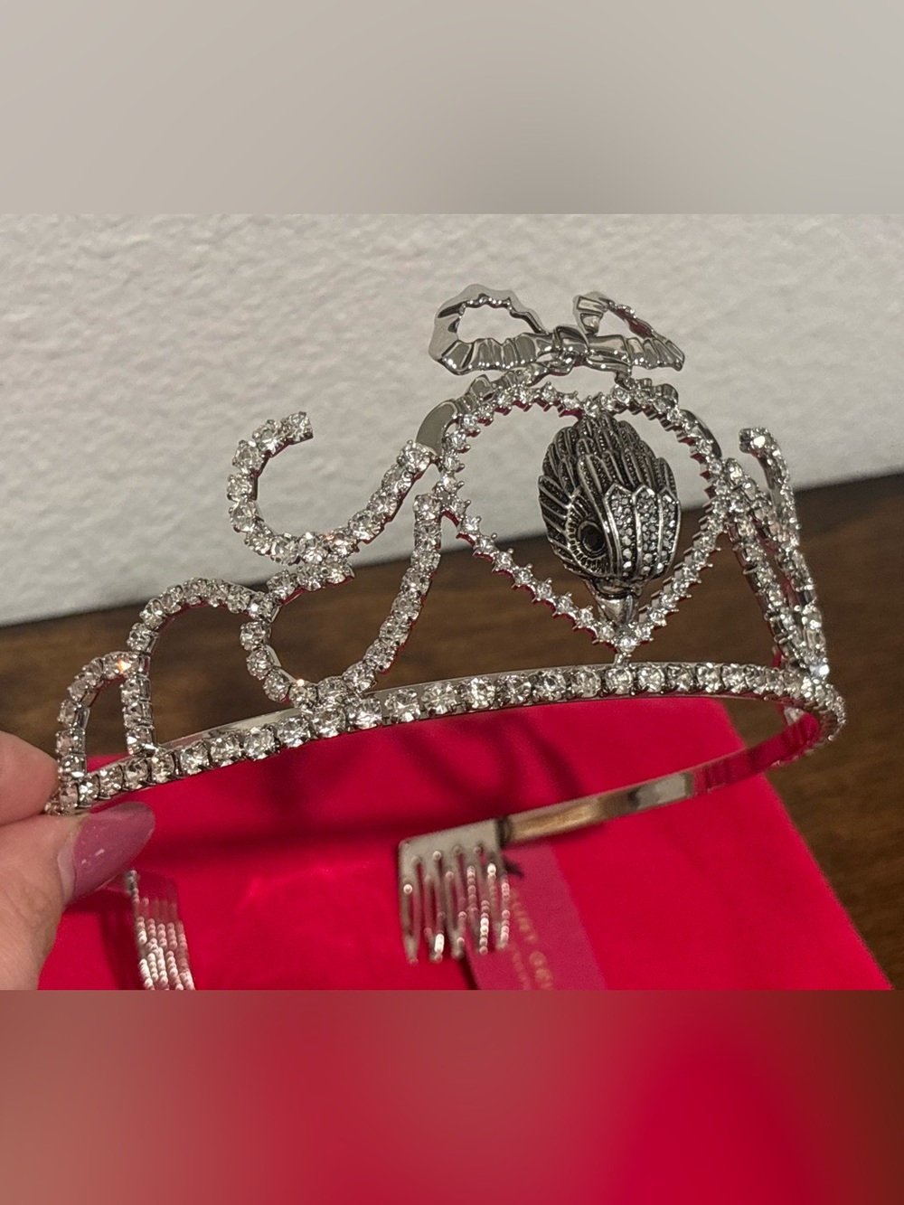 Kurt Geiger Silver Tone Tiara - Picture 5 of 12
